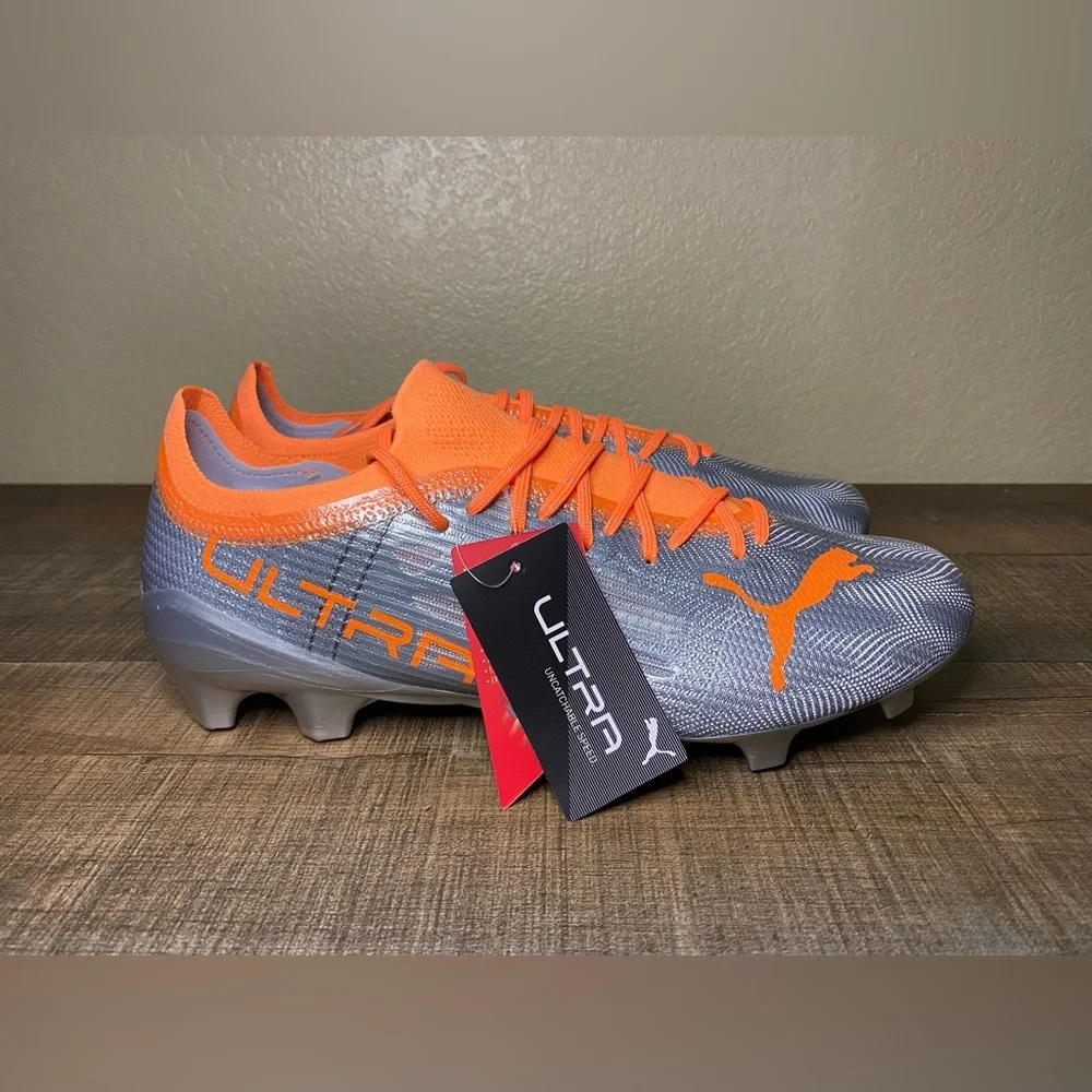 Puma Ultra 1.4 FG/AG ‘Diamond Silver Neon Citrus’
Soccer Cleats